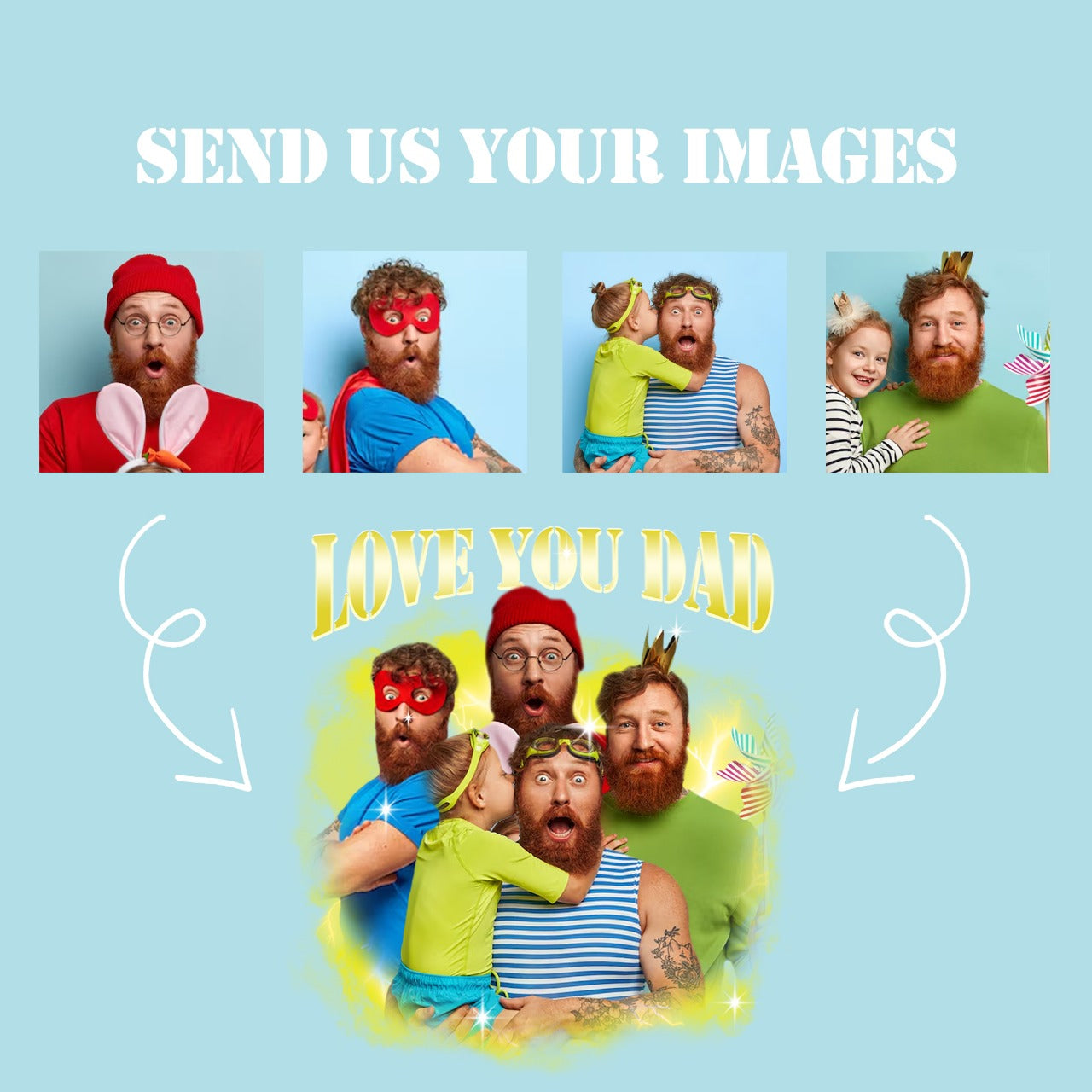 Custom Vintage Bootleg Dad - Softstyle Tee