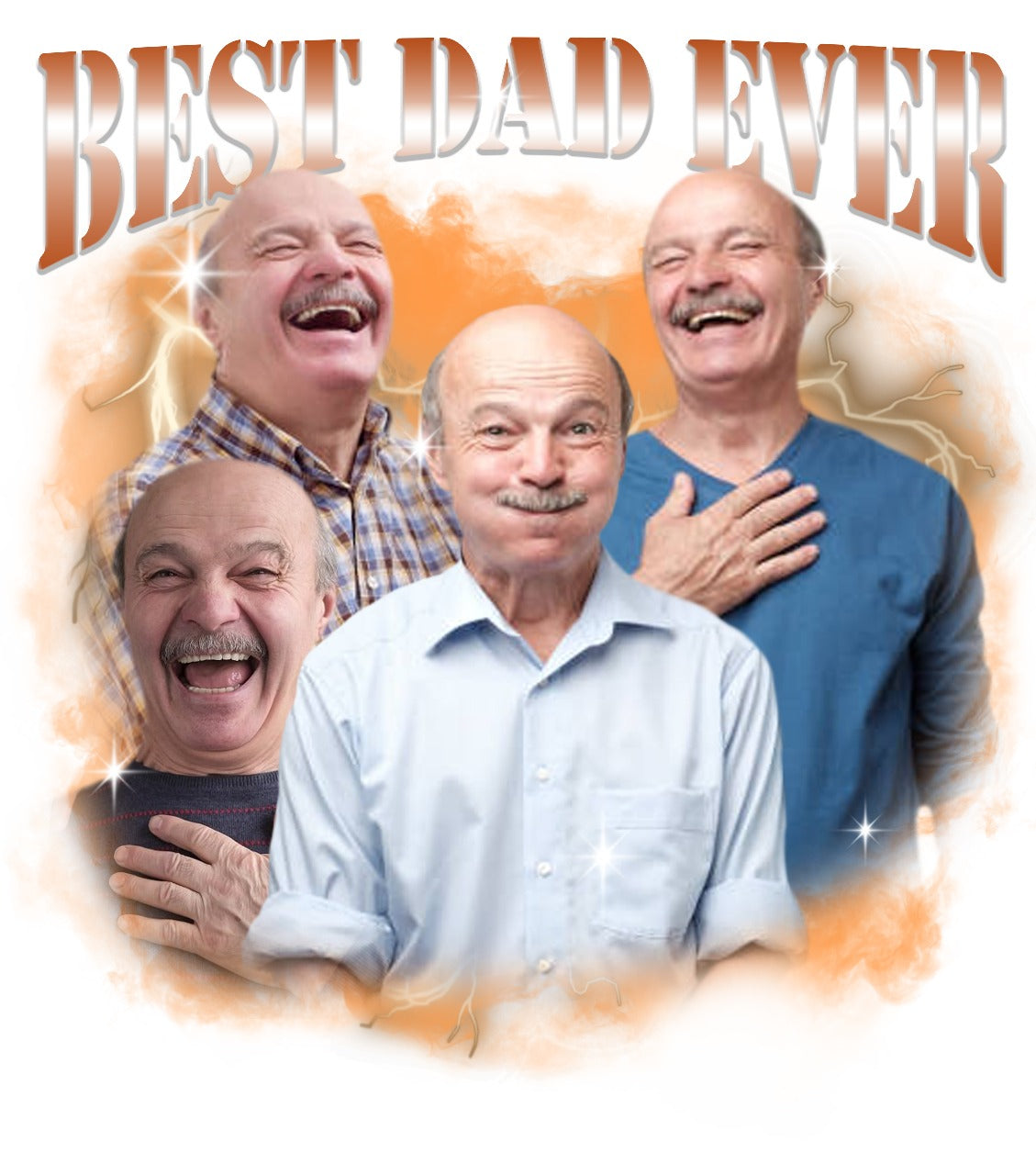 Custom Vintage Bootleg Dad - Softstyle Tee
