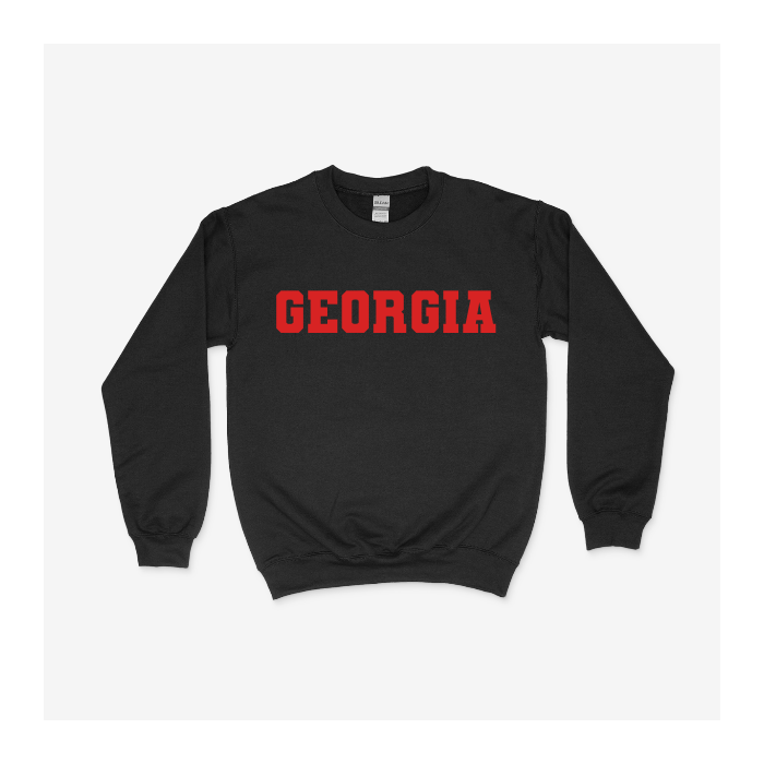 Custom Name Sweatshirt - Puff Embossed Print