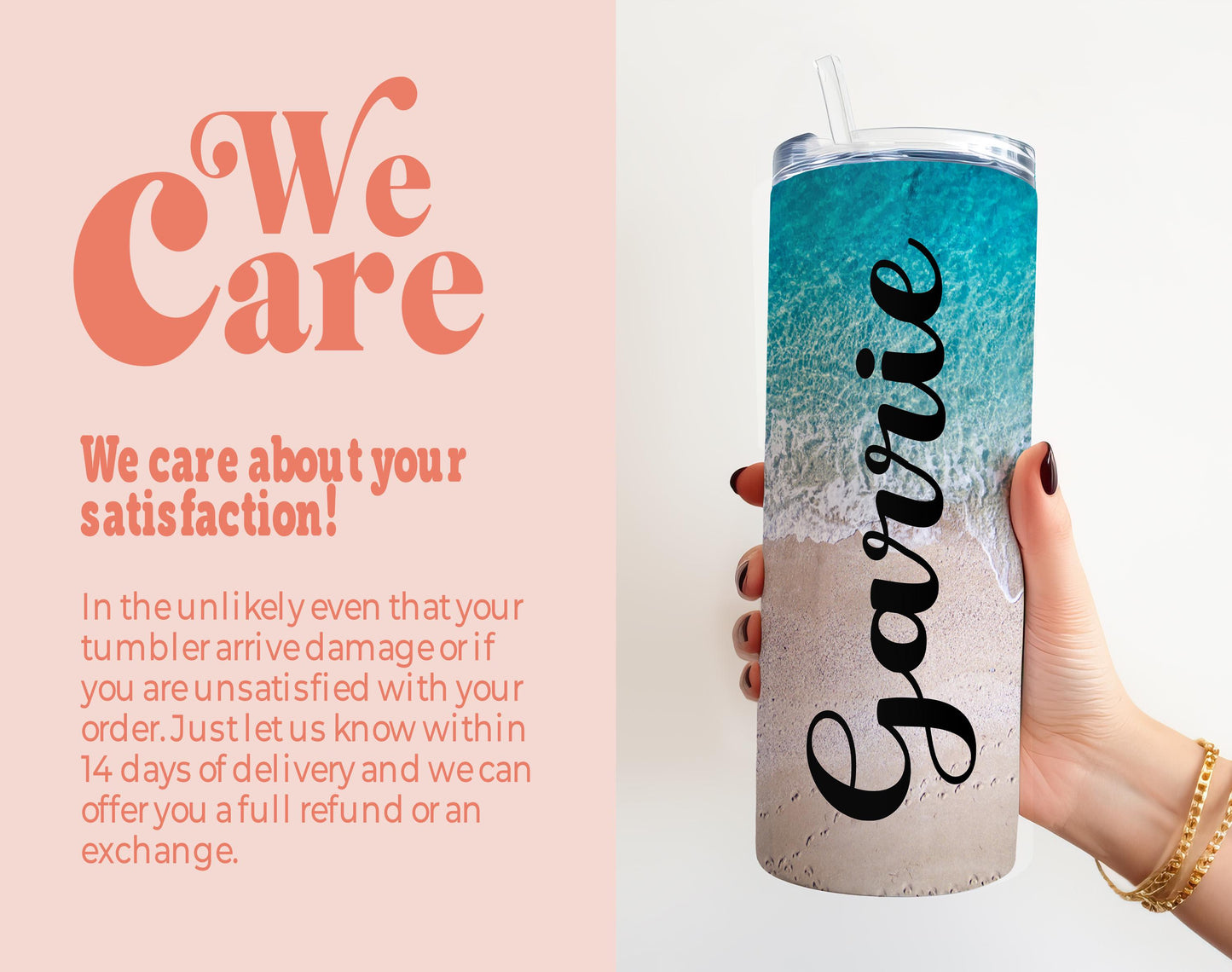 Personalization Beach Vacation Tumbler, Custom Vacation Tumbler, Summer Vacation Tumbler Cup, Beach Tumbler , Gift for Her