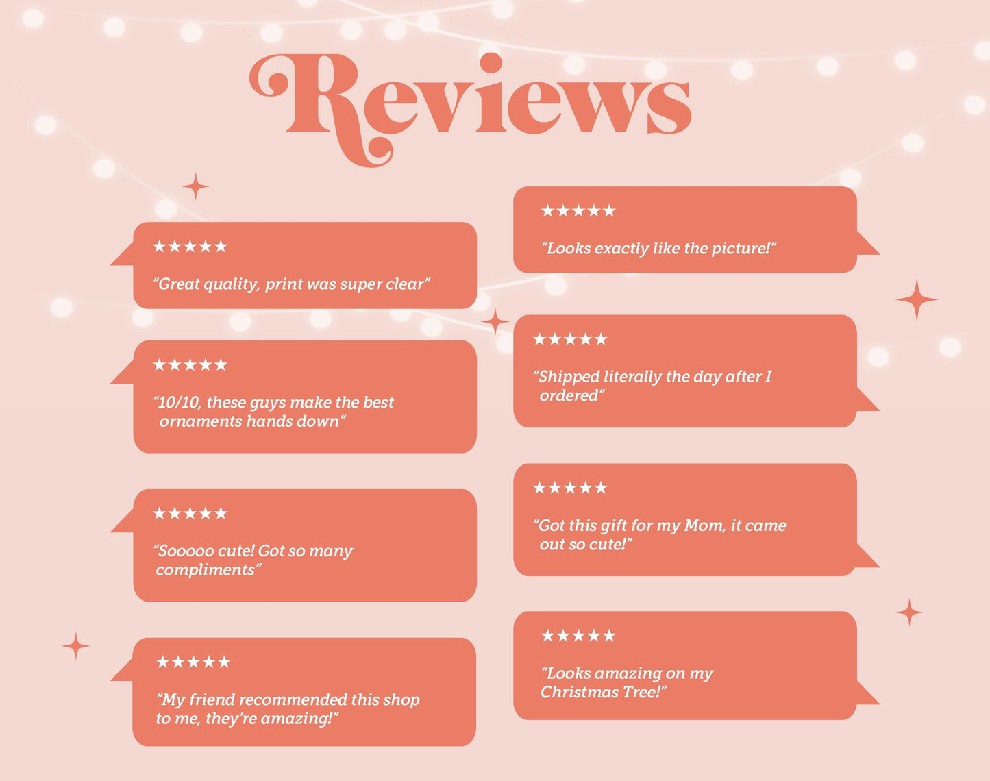 a pink poster with a bunch of stars on it