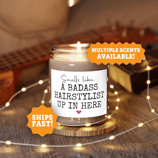 Hairstylist Gifts, Gift for Hairdresser, Hairstylist candle, Funny gift for hairstylist, Christmas gift for Hairstylist
