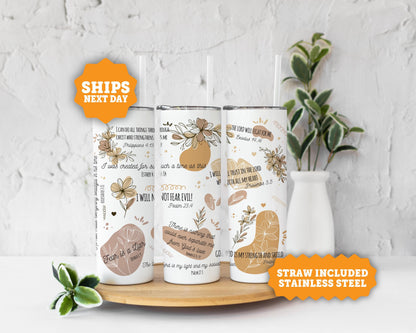 Christian Affirmation Tumbler, Affirmation Tumbler Gift, Bible Affirmations Tumbler, Bestfriend Tumbler Gifts, For Her Gift