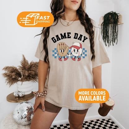 Baseball Game Day Shirt, Mothers Day Gift, Family Baseball, Baseball Shirt For Women, Sports Mom Shirt