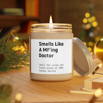 a candle that is sitting on a table