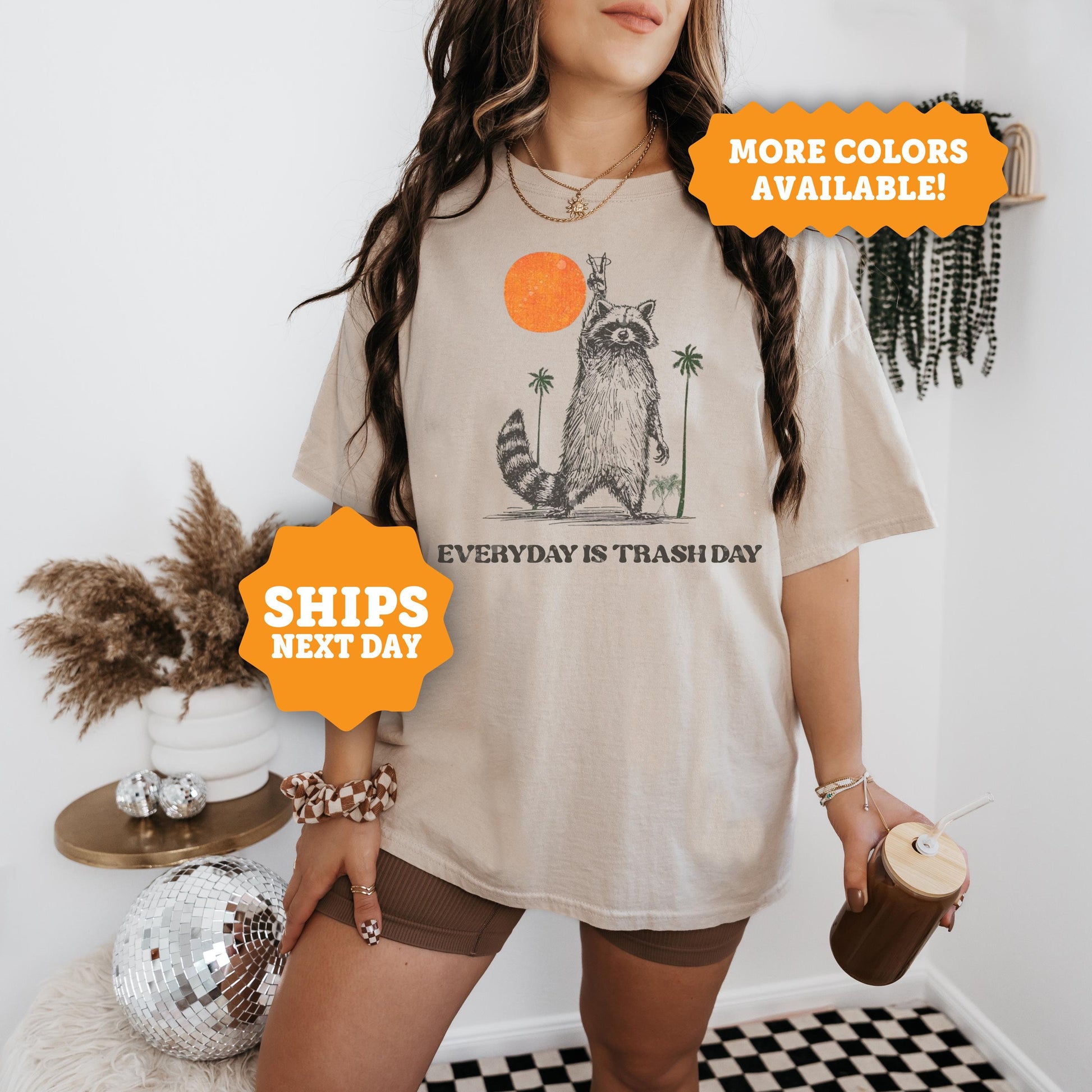 Everyday Is Trash Day Raccoon Shirt, Funny Meme Raccoon Tees, Vintage Style Raccoon Shirt, Stay Trashy Shirt