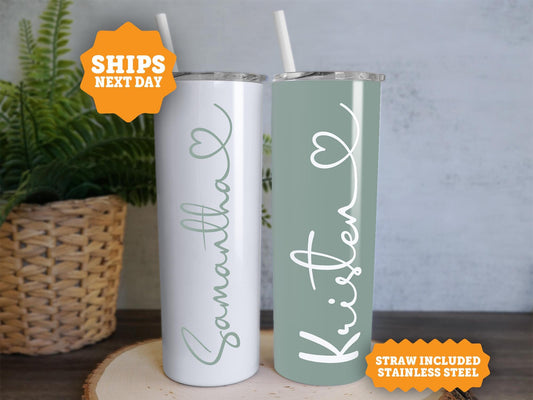 Personalized Bachelorette Party Tumblers with Name, Wedding Party Tumbler Gifts, Custom Tumbler, Bridesmaid Tumbler Gift, Bachelorette Party