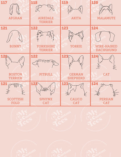 a poster with a bunch of different types of cats