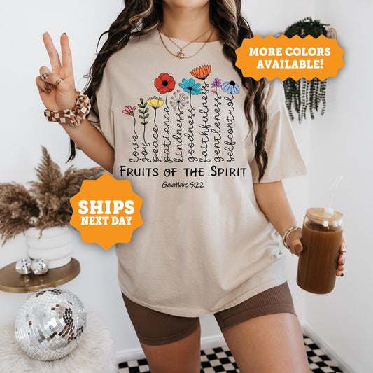 The Fruit Of The Spirit Galatians Shirt, Christian gifts, Christian Shirt, Gift For Jesus Lover, Bible Verse Tshirt