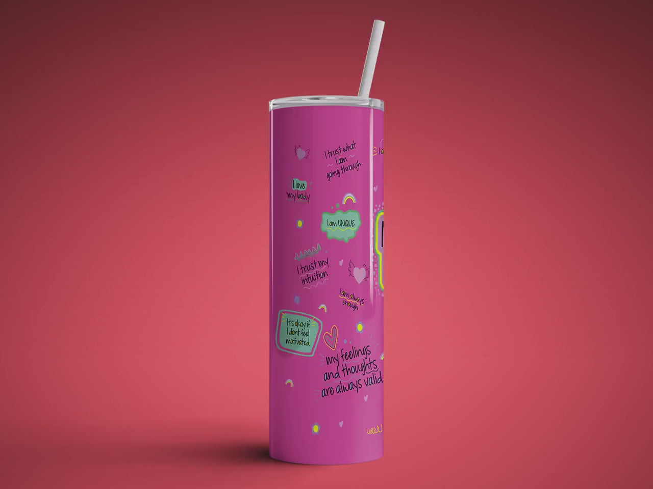 Mental Health Tumbler, For health tumbler, Daily Affirmations tumbler, Gift for friends, Bestfriends tumbler, Gift For her