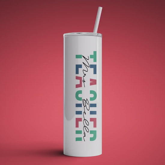 Personalized Teacher Tumbler With Name, Teacher Appreciation Gift, Teacher Tumbler Gift, Thank you Gift, New Teachers Gift