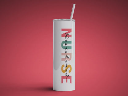Personalized Nurse Tumbler with Name, Nurse Appreciation Gift, RN Gifts, Nurse Graduation Gift, Nursing Student Gift