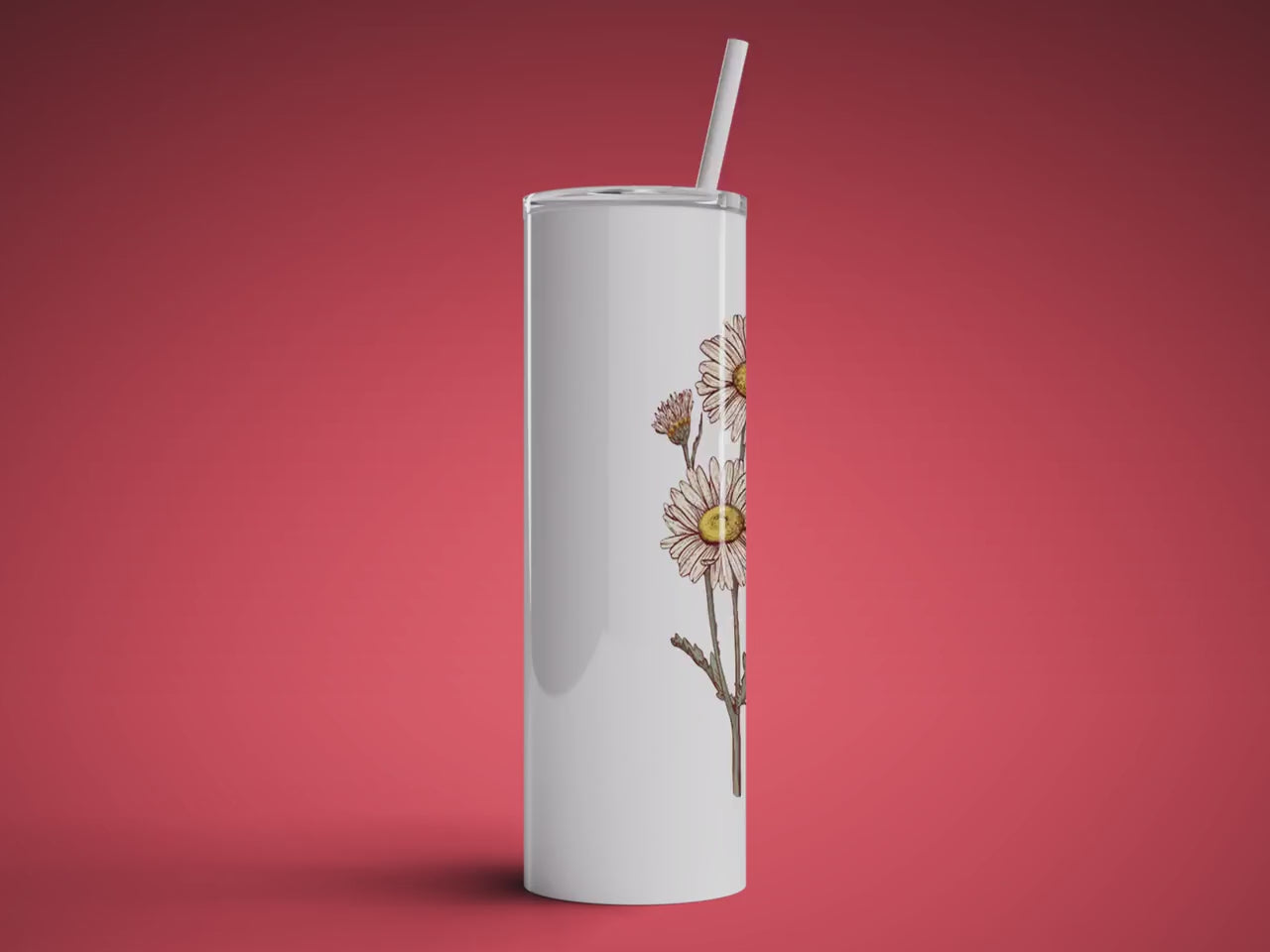 Personalized Birth Flower Tumbler With Name, Birth Flower Tumbler, For Her Tumbler Gift, Bridesmaid Proposal, Gift For Her